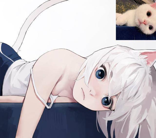 外国画师绘制猫咪拟人,猫娘们又凶又萌,怎么还不给我变?