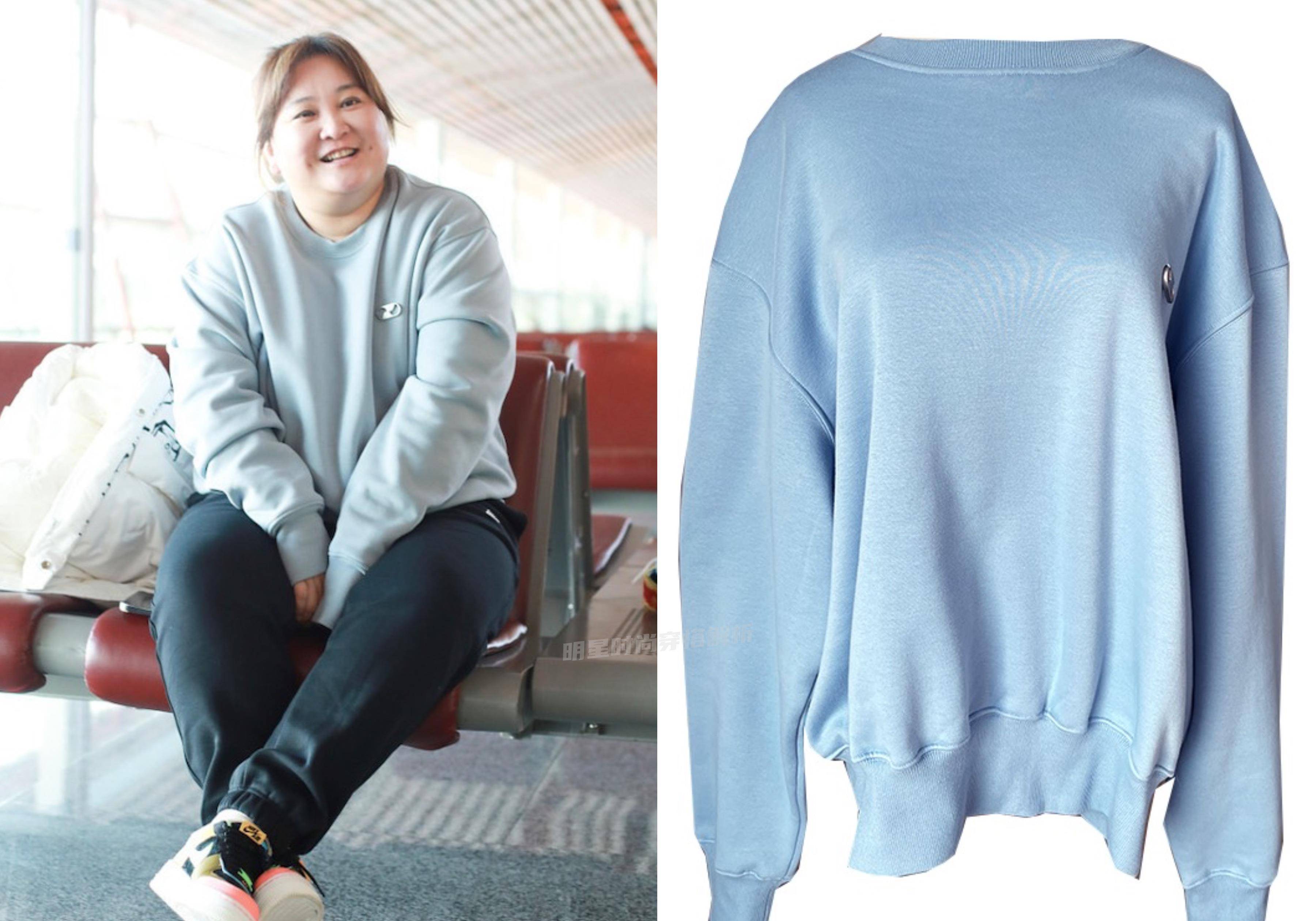 贾玲近期穿搭解析,胖得有点夸张的她基本只能选择卫衣 半身裙了_来自