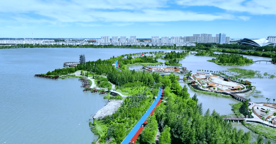 快来旅发大会,逛超万米的滨水长廊吧_大庆_兰德湖_市民