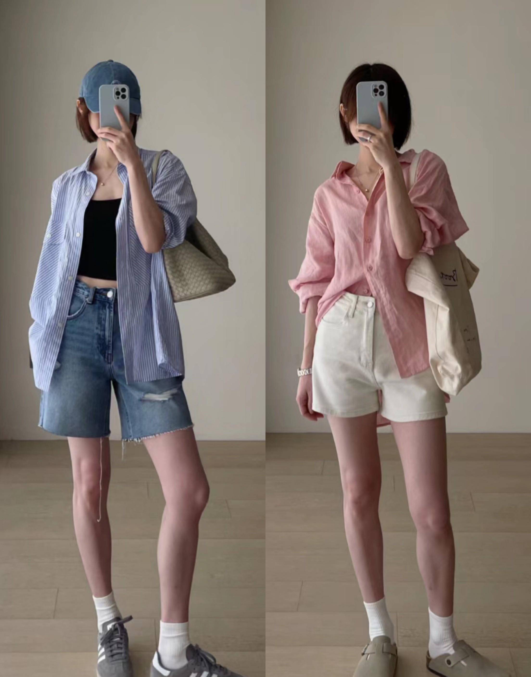 轻松舒适的夏季简约穿搭,简单又好看_夏天_颜色_白色