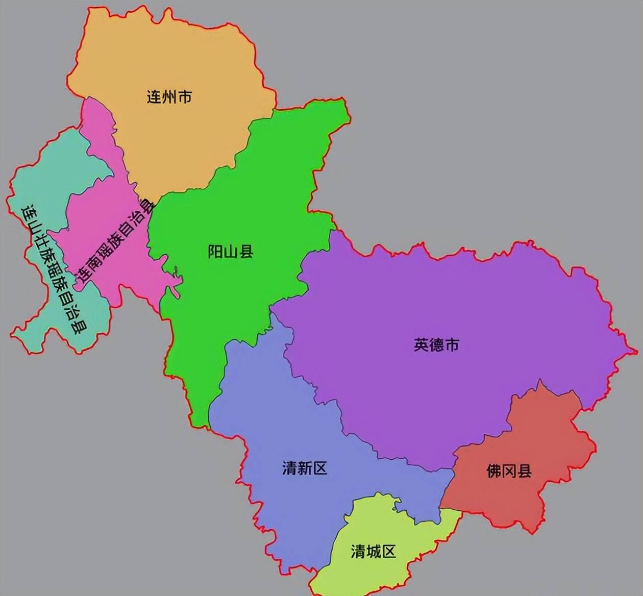 清远市的区划调整,广东省第14大城市,清远市为何有8个区县?