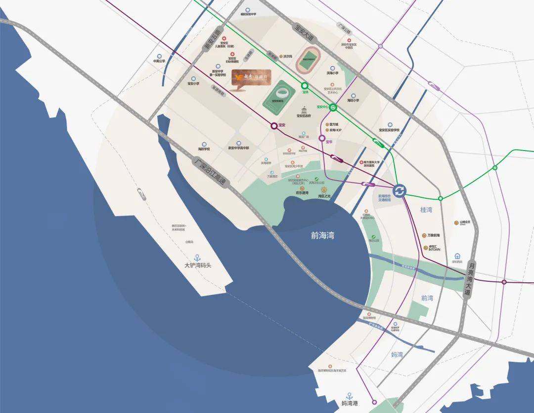 與此同時,寶安中心區還規劃總建築面積約60萬㎡的地下空間,不斷提升