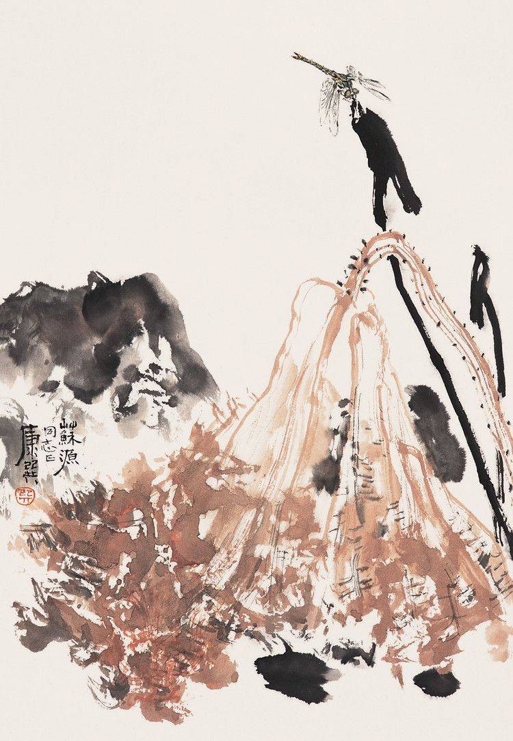 康师尧先生花鸟画欣赏:立意新奇,用笔爽利_画派_长安_国画