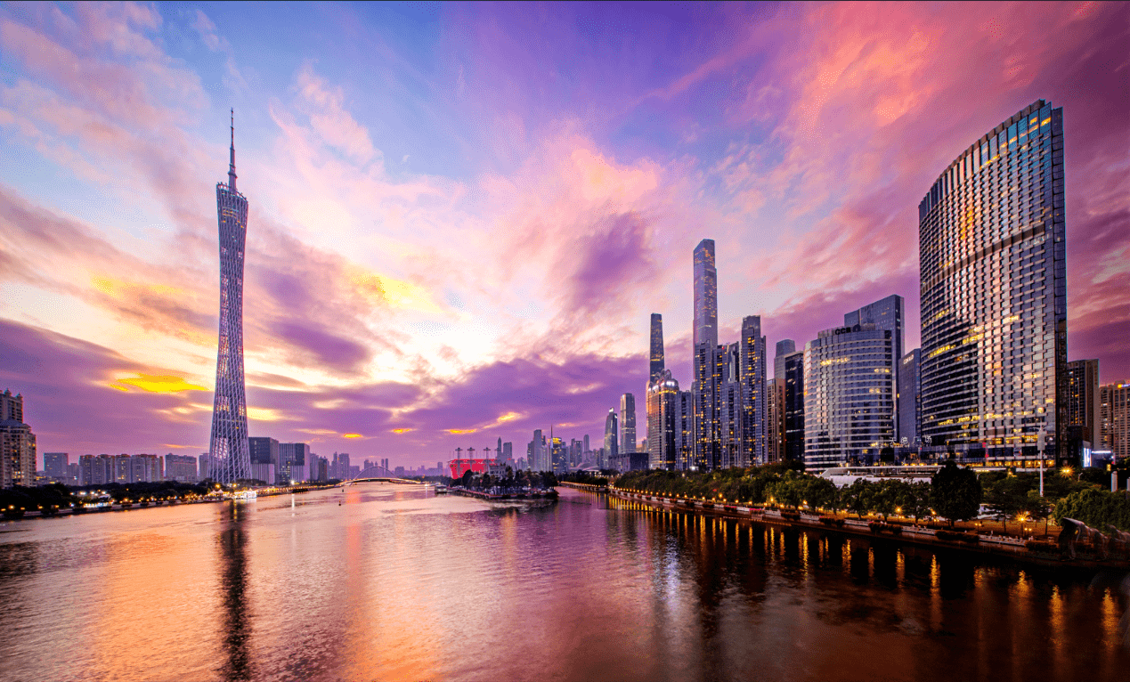 天德广场夜景图片