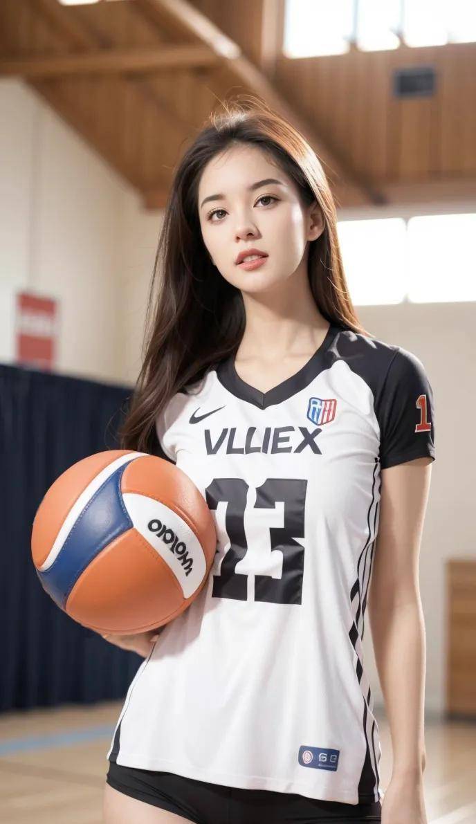 排球宝贝美女写真图集,性感球衣女神的摄影艺术照_女子_天生丽质_知己