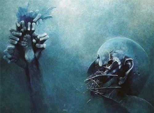 男子因车祸心脏骤停10分钟,醒后画出极乐世界,一般人晚上不敢看_灵魂