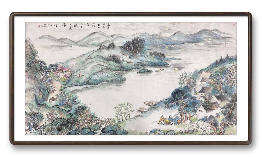 画家张贤滔荣获"诚信品牌书画家"荣誉称号_作品_文化_中国