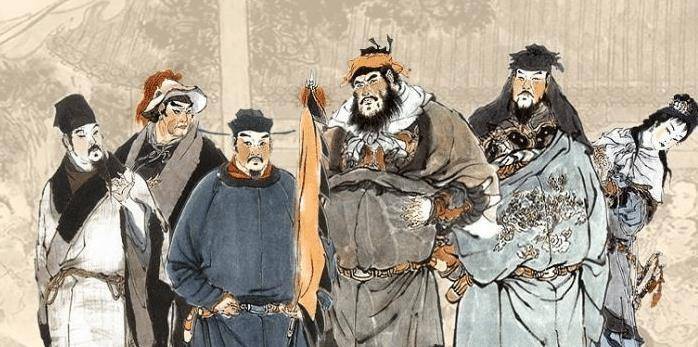 杨志携军士假扮商人押送生辰纲.