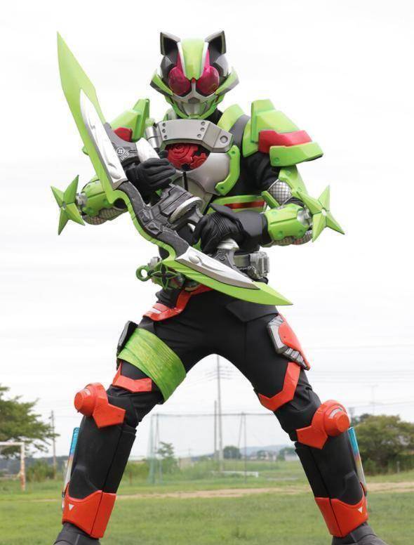 假面骑士太狸忍者带扣形态皮套特写经典红配绿颜值比主骑皮套高_设计