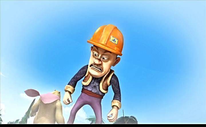 熊出没:熊二变身奥特曼超人,与怪兽光头强决战_蜂蜜_安眠药_熊大跟