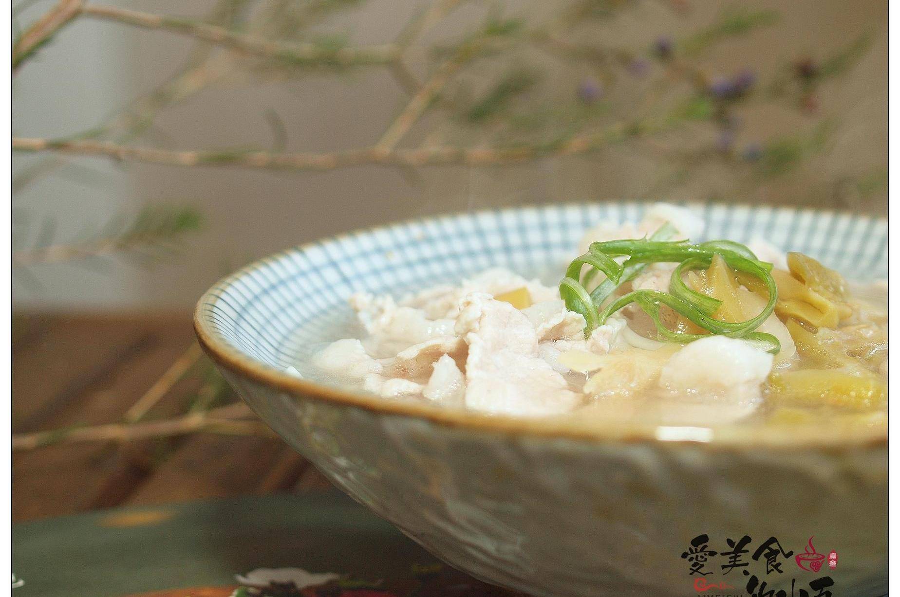 煮个榨菜肉片面当早午餐,简单清爽的快手美味_加点_汤水_小菜