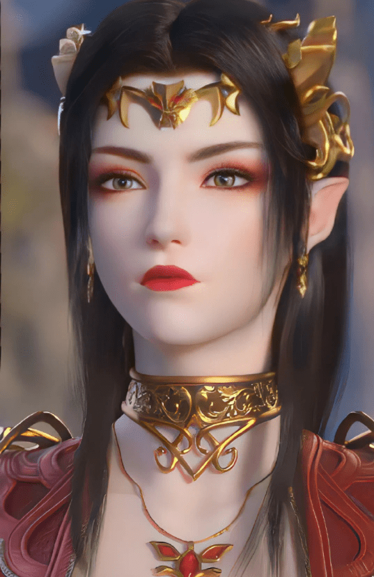 斗破苍穹cos:美杜莎女王美如画7,出水芙蓉,清莲地心火下美艳无方_画面