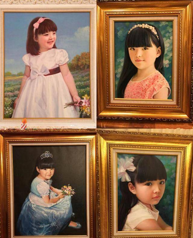 王诗龄的画画天赋完全遗传爷爷的画画好基因,小时候爷爷经常给小