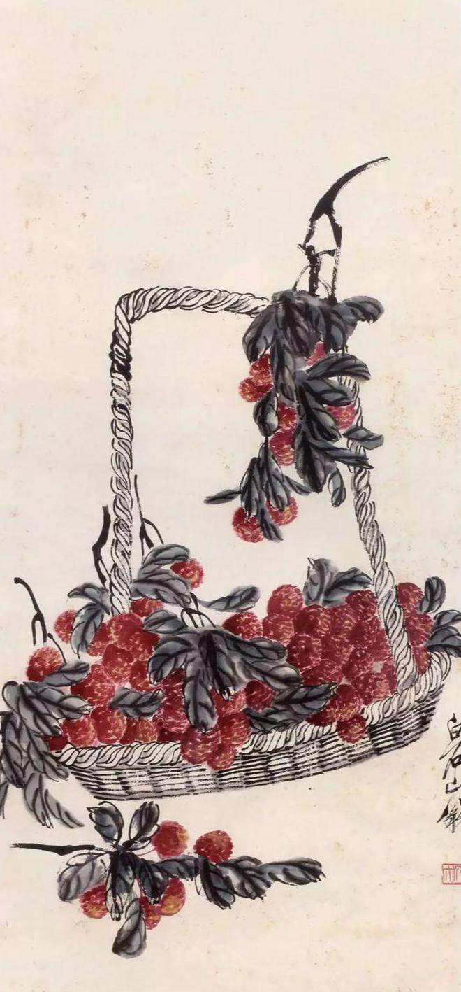 齐白石从什么时候开始画荔枝?