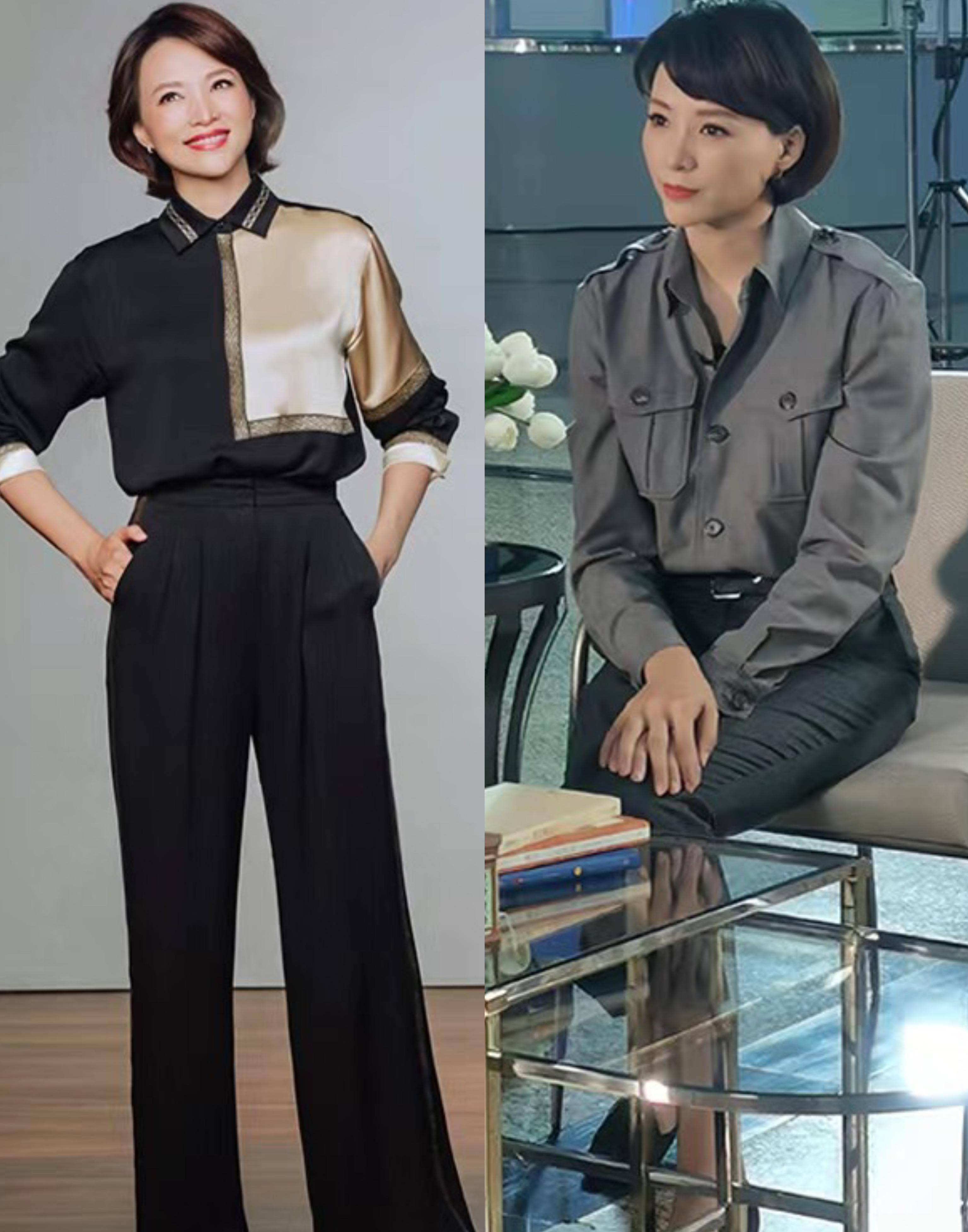 看了董卿的穿搭才明白,发不过肩,裤不及地,裙不及踝,真的优雅_姐姐