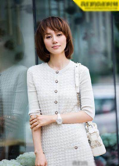 《我的前半生》老气横秋的袁泉,换个发型美出天际!_白色_短发_女神