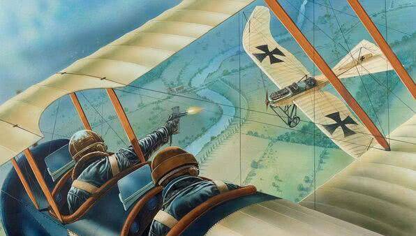 人类早期的空战是什么样的？飞行员：咋斧头都飞过来了？