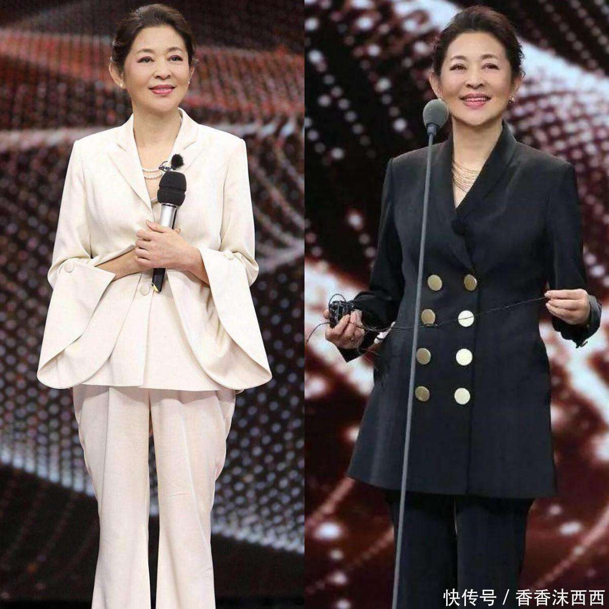 被周涛,倪萍的老年状态惊艳了:穿衣简单不老气,优雅到了骨子里_款式