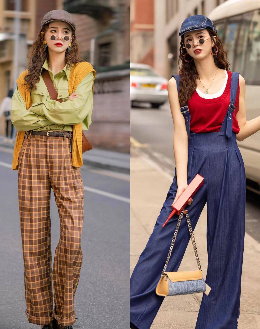 港式_橙色_红唇