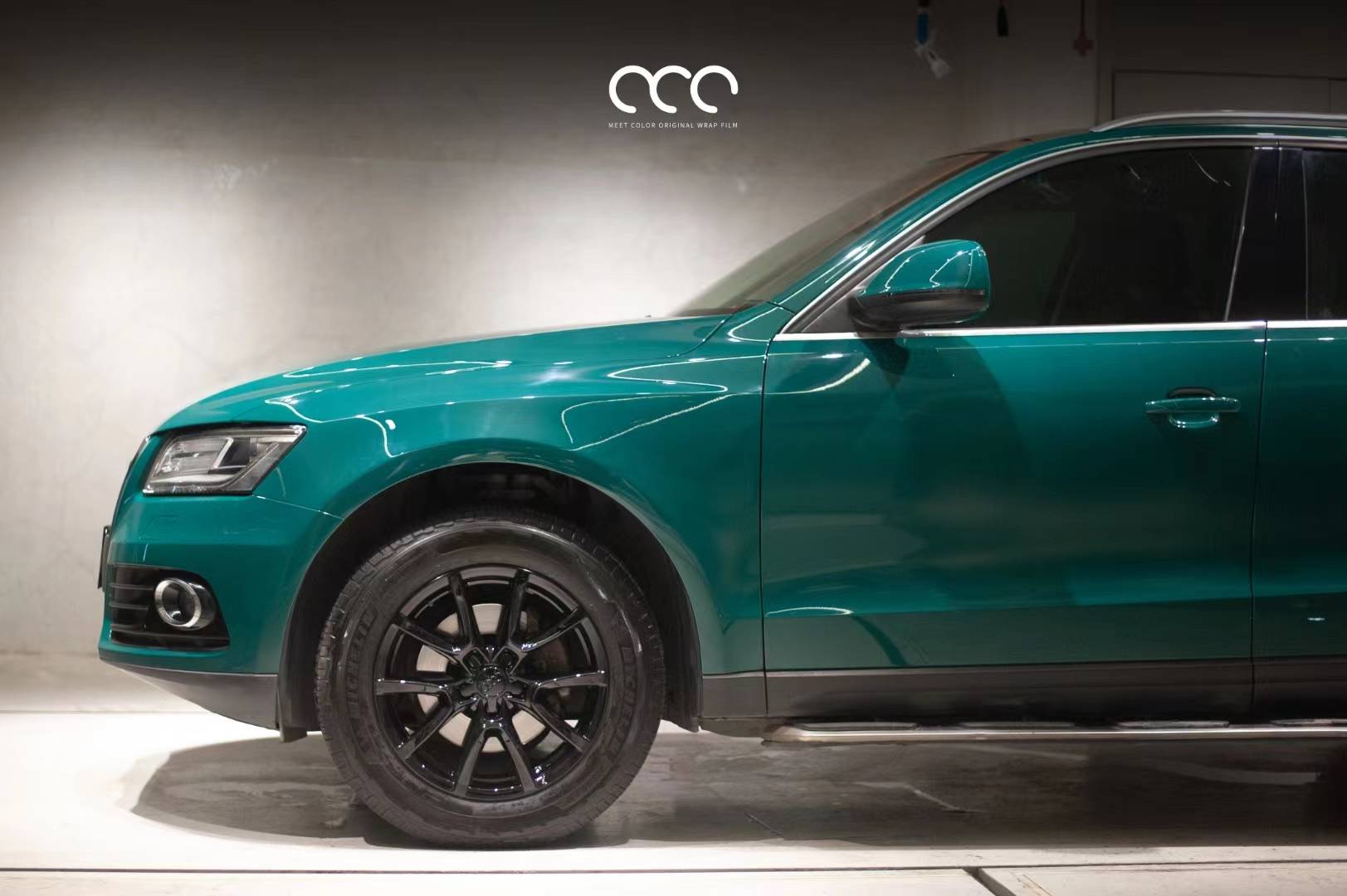 奥迪q5漫彩改色膜地狱绿,展现华贵与高雅_搜狐汽车_搜狐网