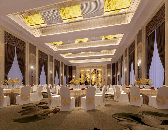 陕西宴会厅装修设计,酒店宴会厅装修,酒店餐饮装修设计_活动_客人