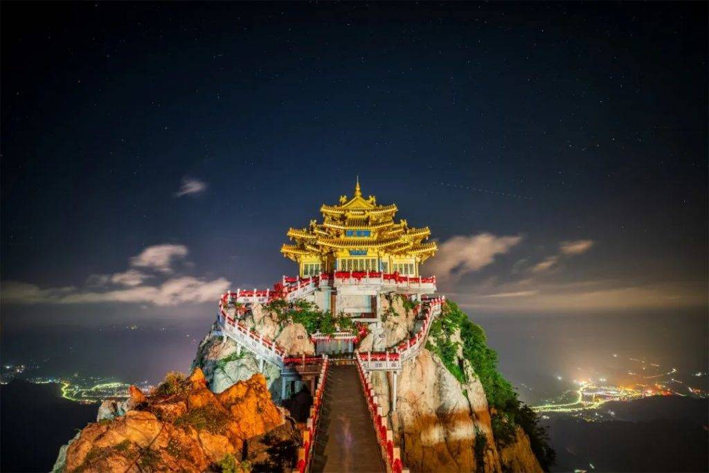 老君山夜色，如此撩人-老君山夜景视频