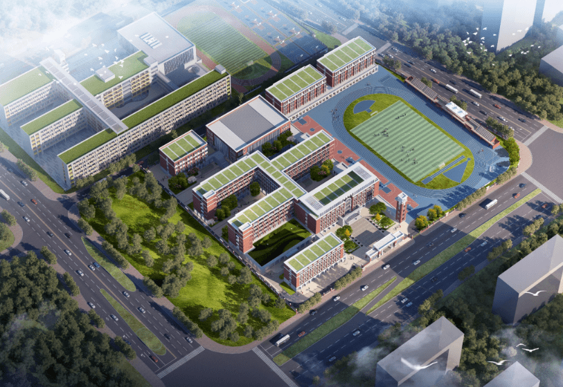 即将开建!长郡双语高中部效果图公布,片区首个高中!_实验_校区_教学楼