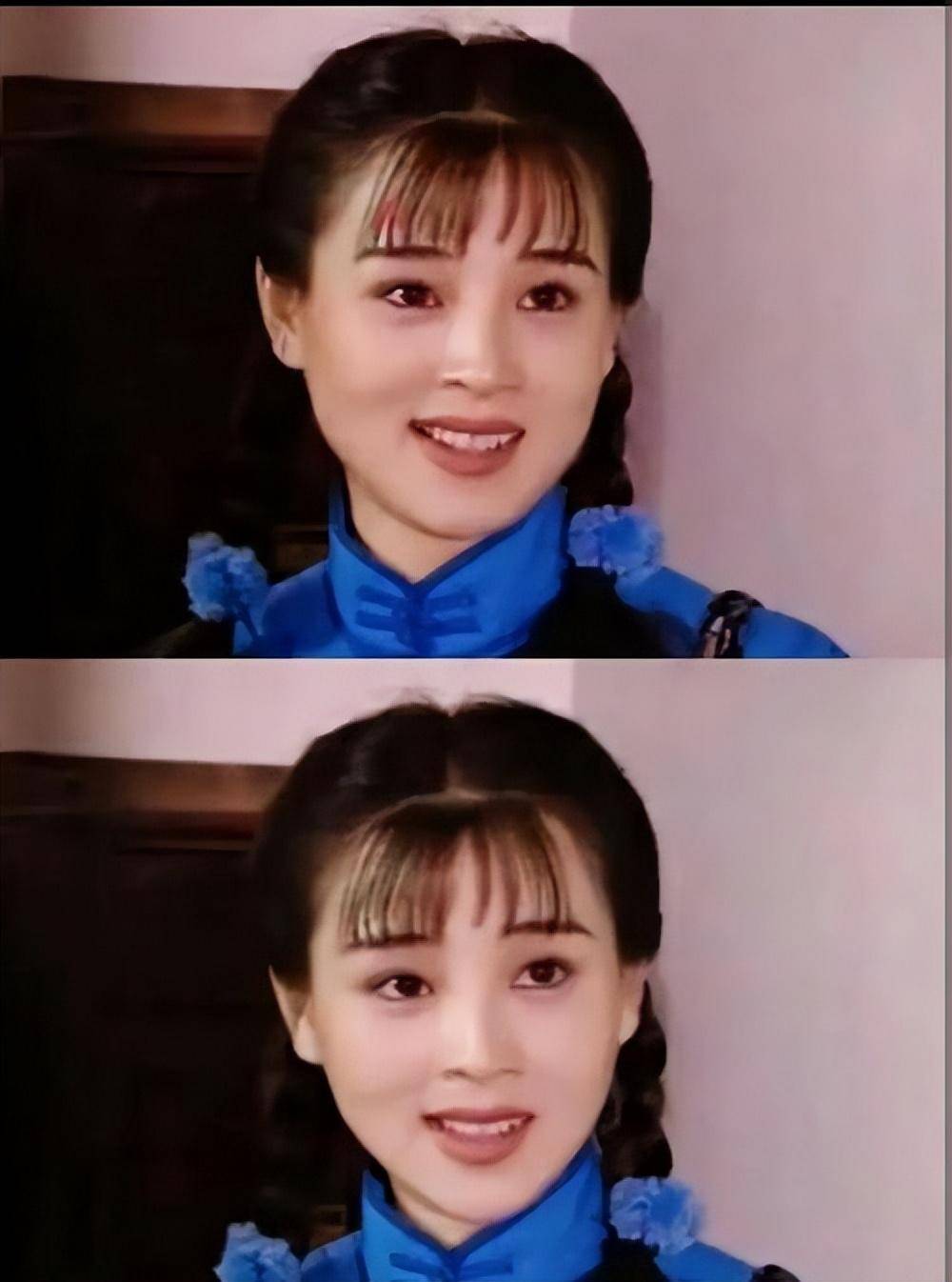 脸蛋大气圆润,丝毫不影响赵明明成为90年代最美的女明星!