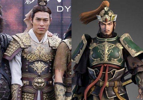 《真三国无双》真人与游戏造型对比,韩庚演关羽被吐槽发育不良_角色