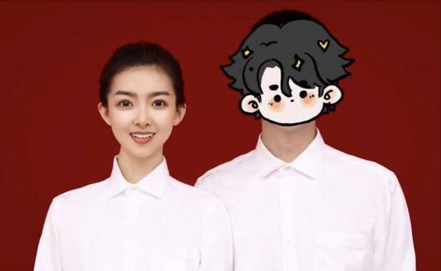 王京京晒结婚照,三套婚纱轮着换,丈夫被挡脸身份成谜_爱情_夫妻_老公