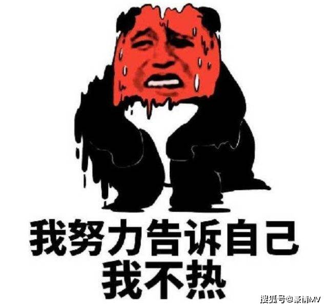 2023热死了表情图片