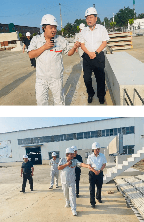 丁国伟到建灿筑工(河北)有限公司进行装配式建筑智能制造升级转型及