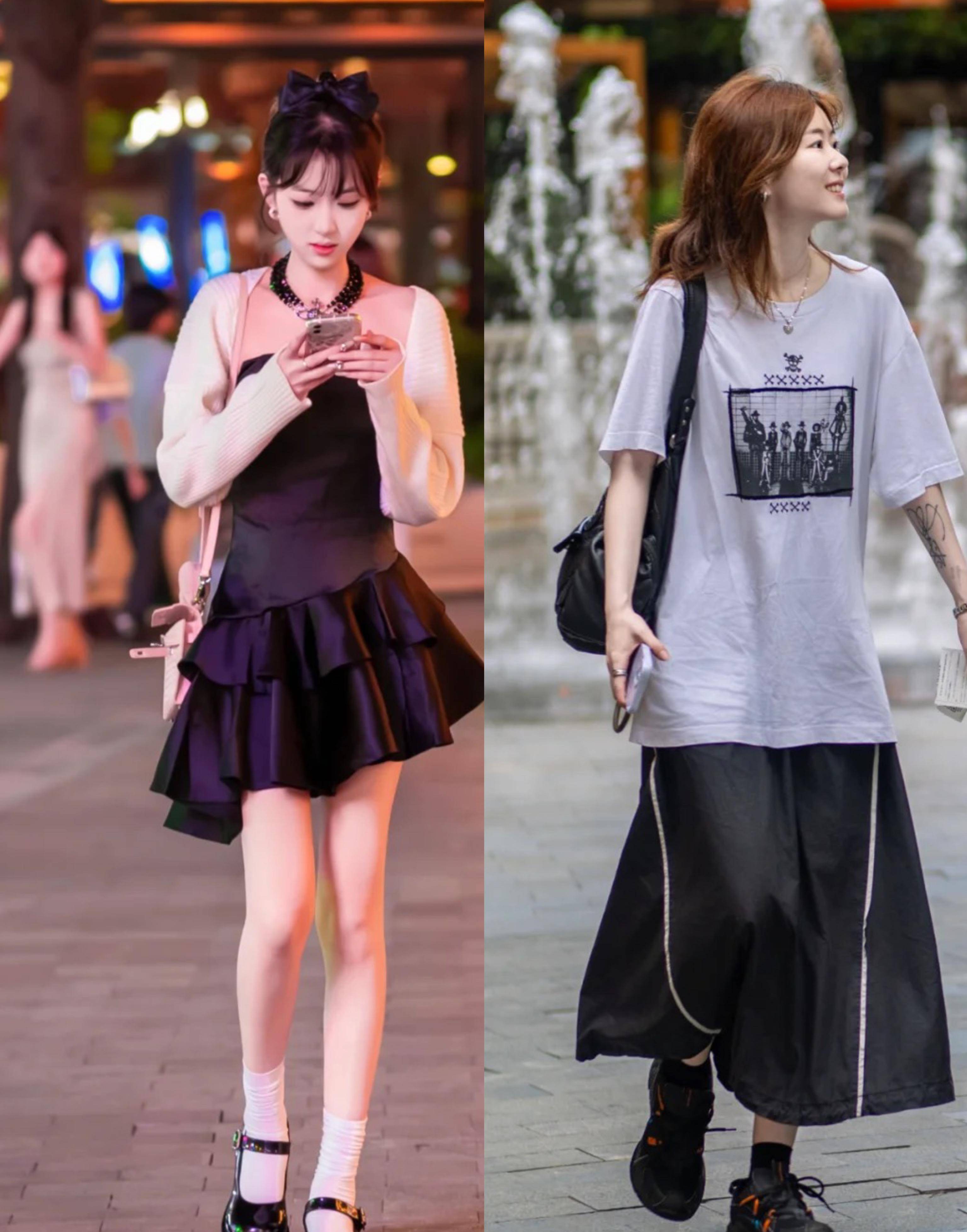 街拍照片就知道时髦女孩不穿高跟鞋,小白鞋和小皮鞋很时髦 _时尚_舞儿