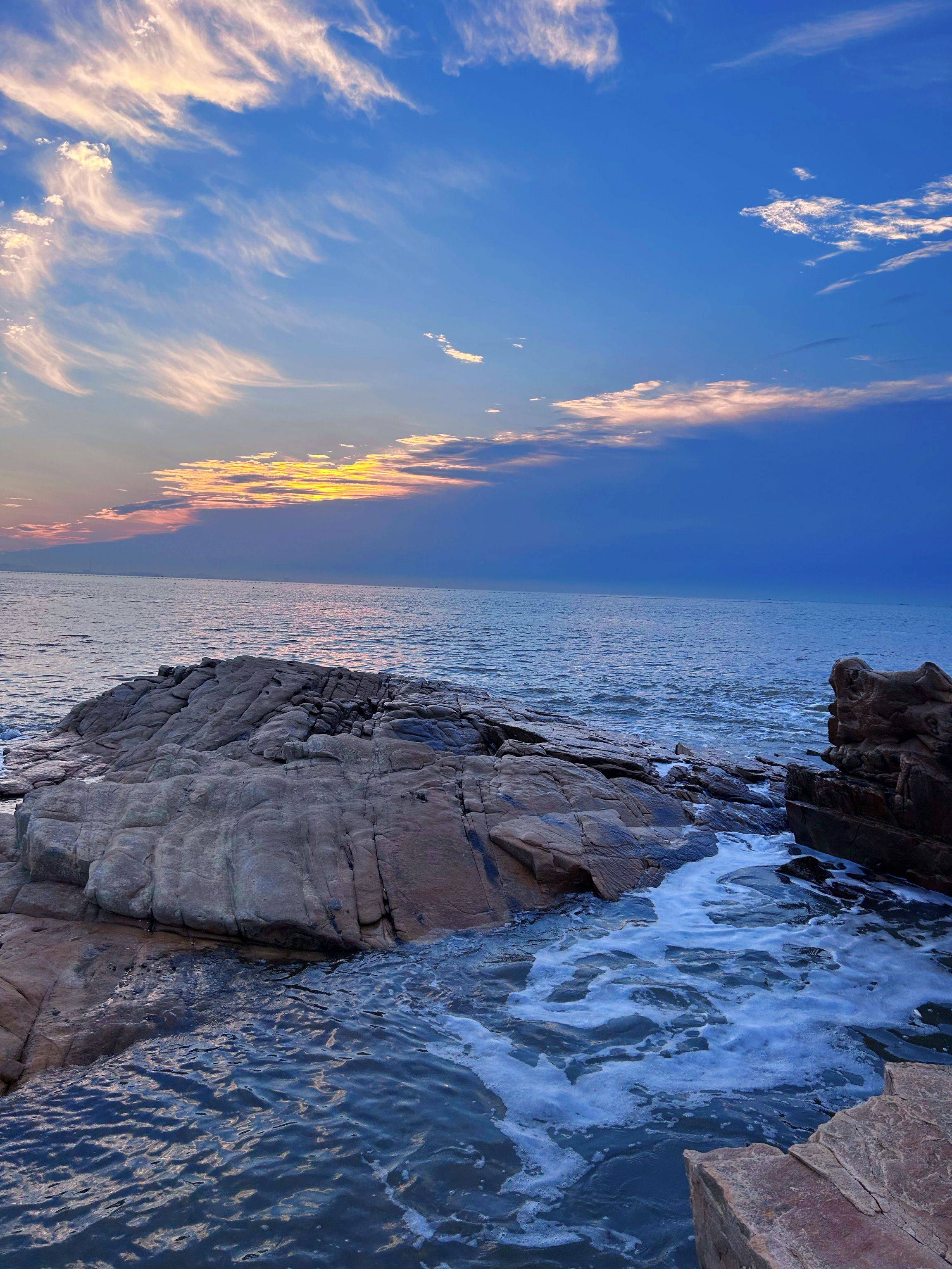 其实日照好玩好看的景点特别多海上日出～日照万平口景区放弃