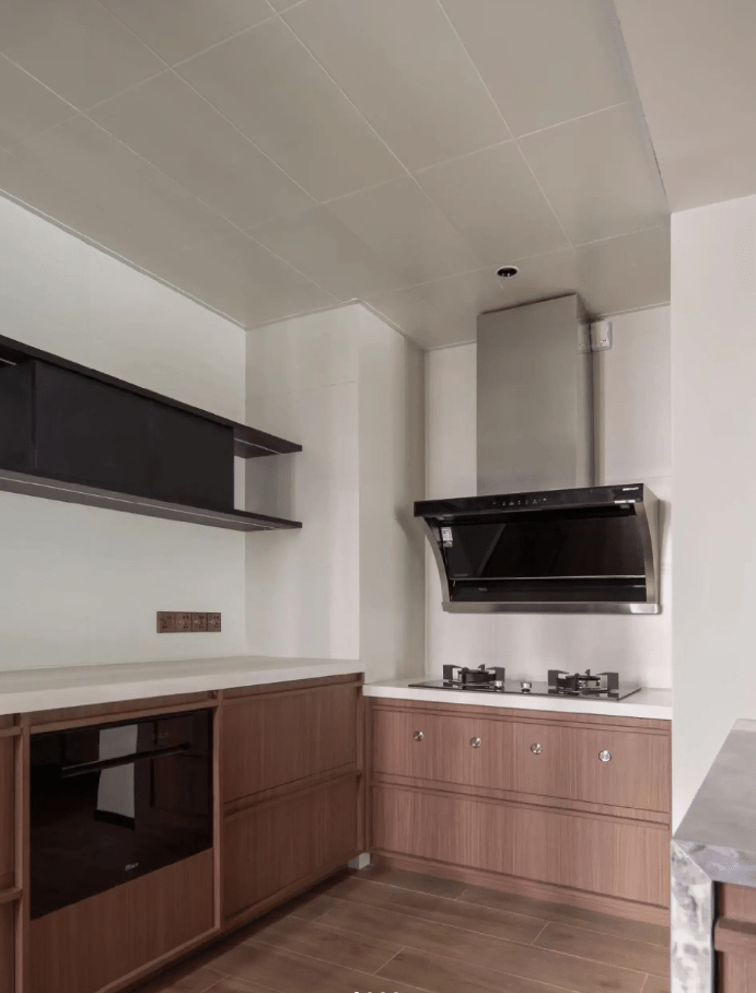 骨骼线,大概是最美的橱柜了吧_自然_厨房_木纹