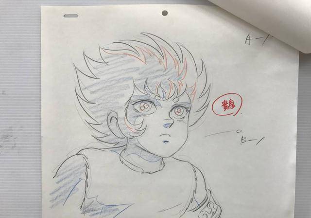 车田正美坦承:他画的圣斗士星矢,比我好多了_荒木_原稿_动画片