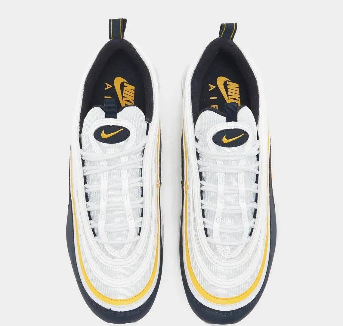 密歇根色彩装饰这款nike air max 97_swoosh_鞋舌_白色