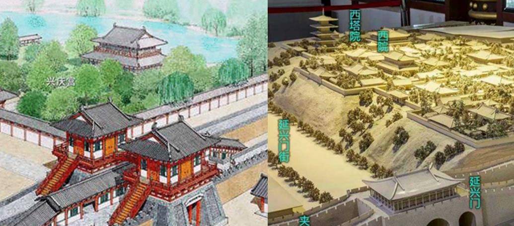 他们一般由大明宫出发,经长安城郭城东城墙内所设的"夹城道阁"来到