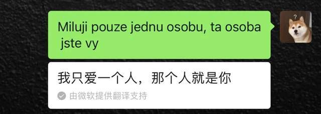 微信發送:あなたと一緒に楽しい星に逃げたいです(翻譯:我想和你一起