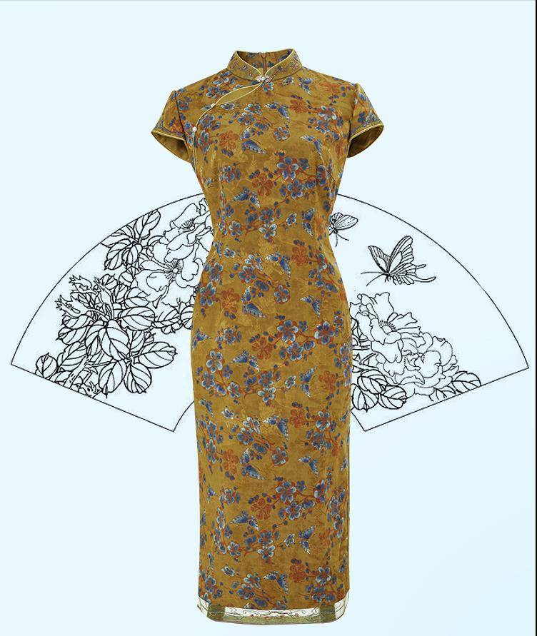 旗袍美人如画_设计_传承_镂空