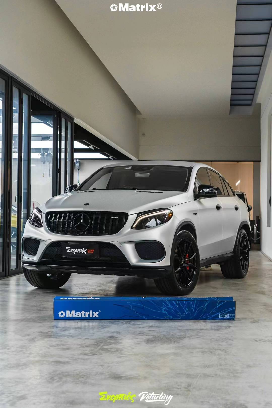 银色加持科技感拉满消光质感突出极致线条#ml230消光铝水银#奔驰gle