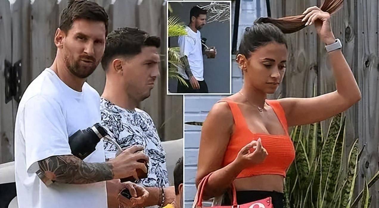 安东内拉温柔又深情地看向梅西,并送上香吻_女子_带着_国际