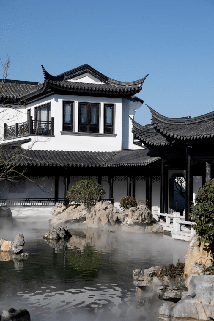 院墅门仪与家族生活格式,师法坊巷形制,复刻三进礼序,温岭桃李春风,于