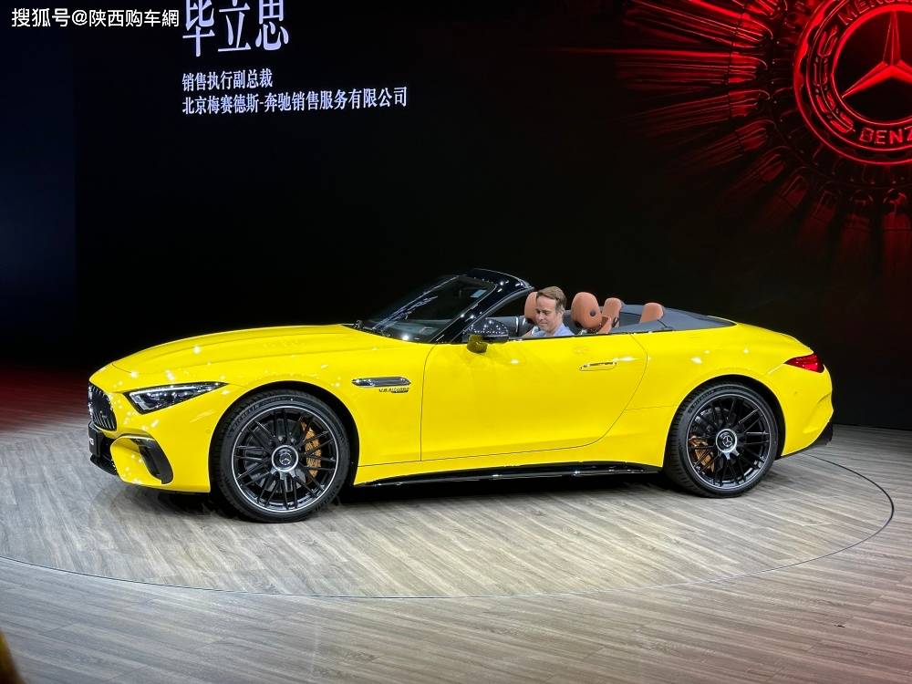 98万元,40t大v8,奔驰amg sl63敞篷跑车上市