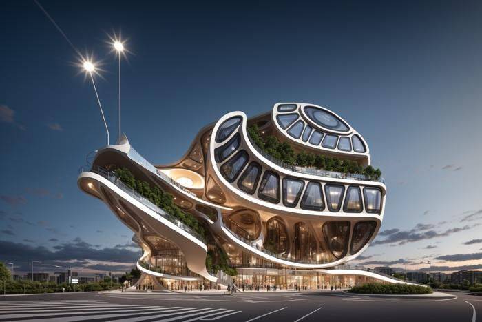 蜗牛仿生建筑设计:这些独特的设计让你大开眼界!_结构_项目_机器人