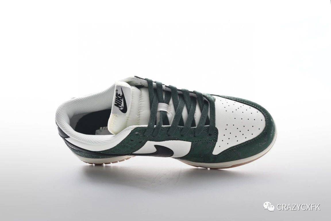 耐克nike dunk sb low green snake 白绿蛇纹低帮运动板鞋_白色_框架
