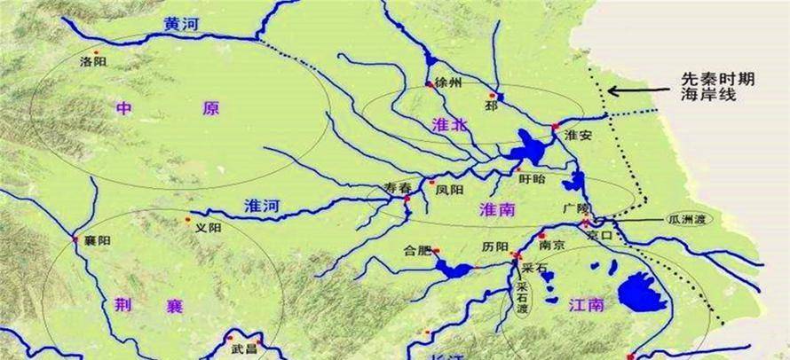东淝河和南淝河流域图图片