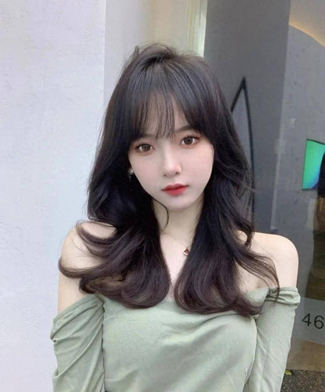 中长发"塑形烫发"气质迷人_刘海_立体感_女生