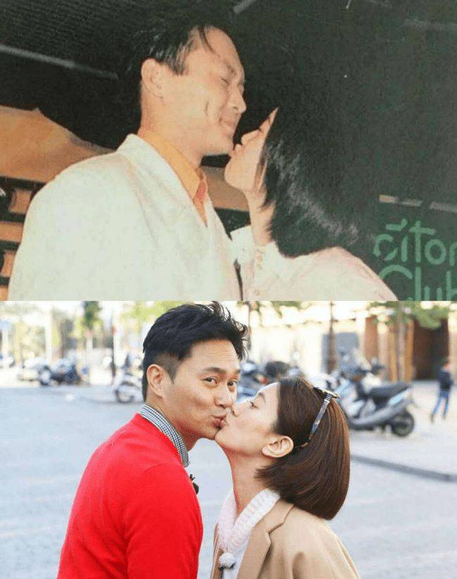 被四个女子环绕,章子怡手亲密贴他肩上_袁咏仪_陈小春_生日