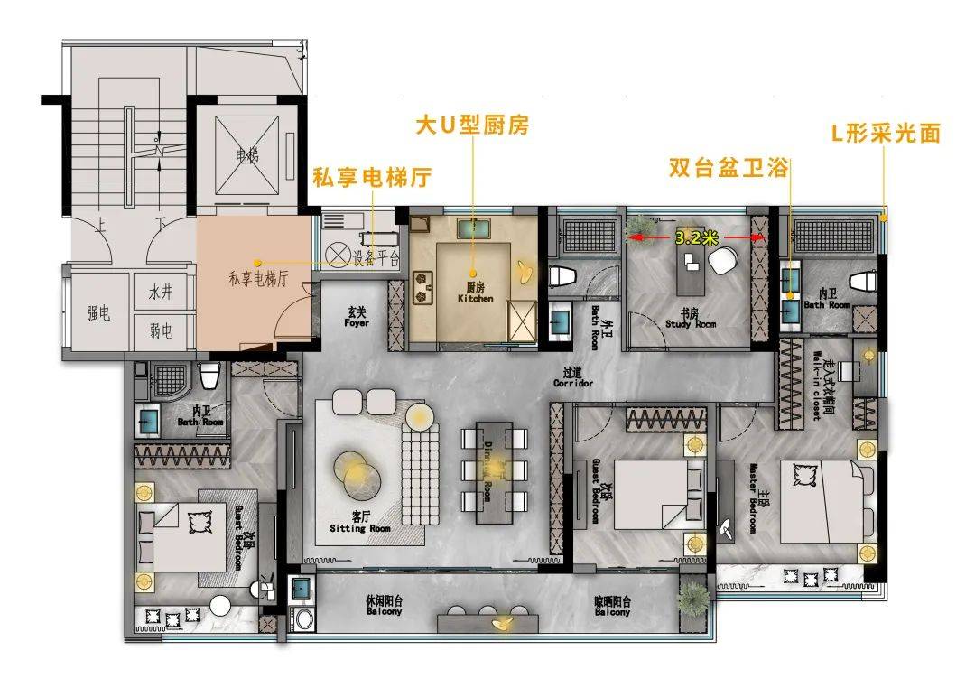 科大广场楼盘户型图图片